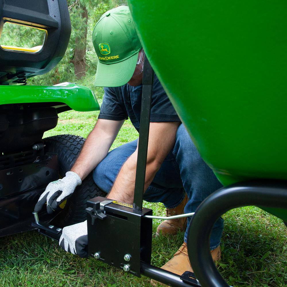 2025 Esparcidor Remolcable John Deere Difusor de 175 lb, Tolva de Polietileno Antióxido, Ajuste Universal