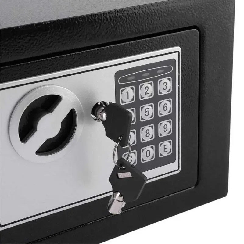 Caja Fuerte Pequeña y Portátil de Alta Seguridad con Bloqueo Digital