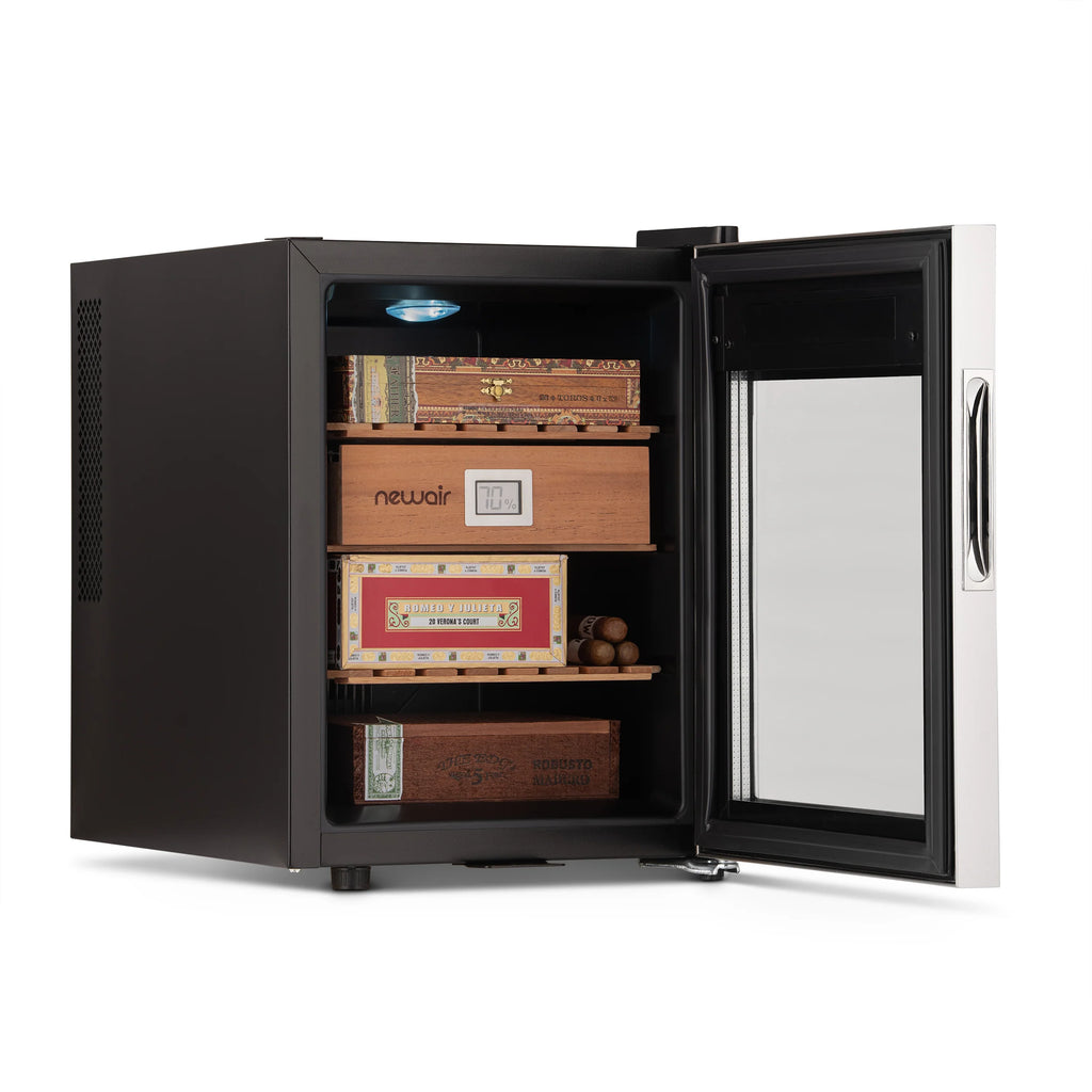 2025 Humidor eléctrico para puros Newair®, capacidad para 250 puros