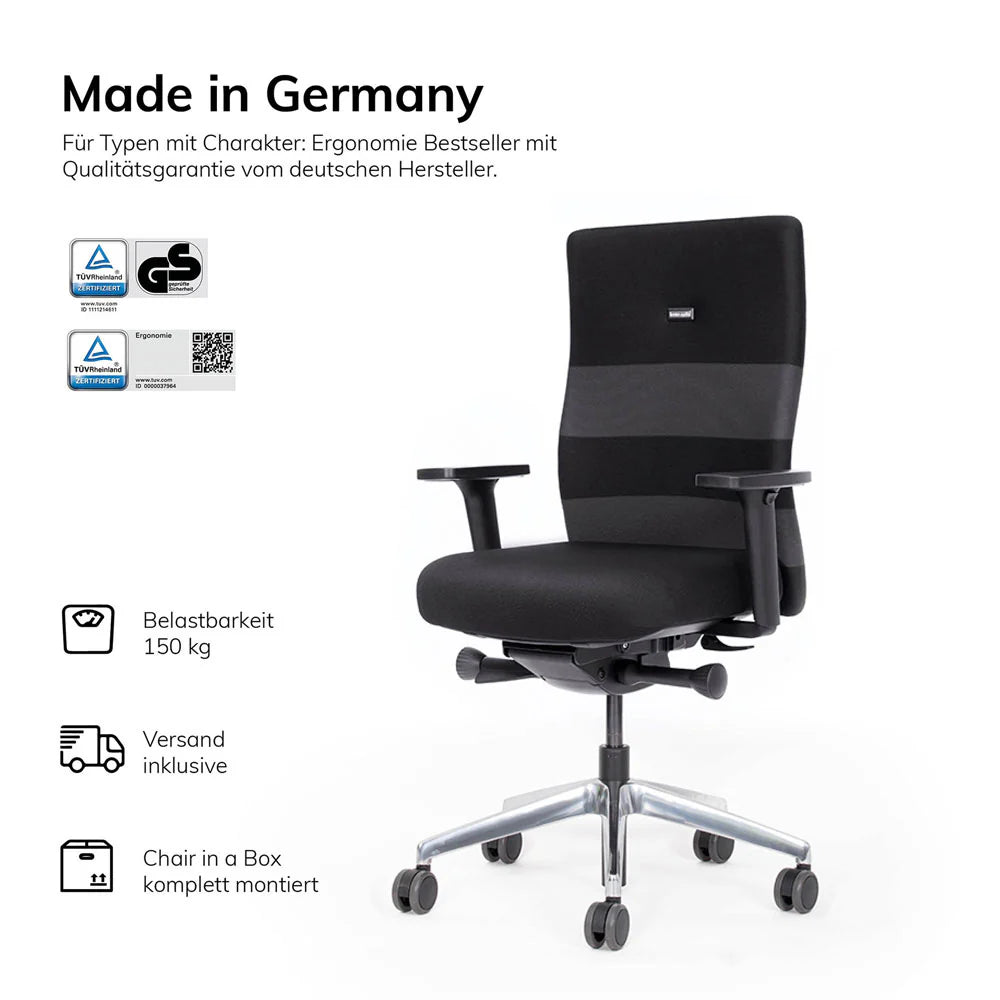 2025 Silla de Oficina Ergonómica Lento Agilis AG10 “EL SALVADOR DE LA ESPALDA” – Equipamiento Completo – Reposabrazos 4D