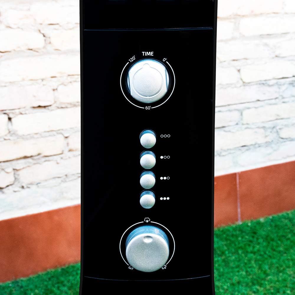 Ventilador con Nebulizador de Agua Fresca Cecotec EnergySilence 490 con Control Remoto, 90W, Diámetro 16", 5 Aspas, Depósito de 2.8L, Temporizador de 7.5h, Indicador LED y Oscilación