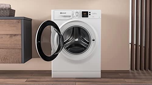 2025 Bauknecht BPW 814 A Lavadora de carga frontal / 8 kg / Eliminación potente de manchas / Clean Plus / Ciclo corto 45' / Anti-Alergia Plus / Detección automática de carga / Opción Extra Touch, Blanco