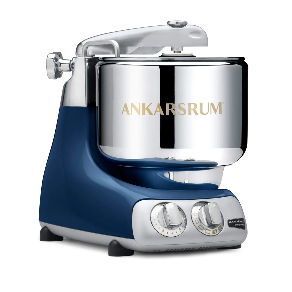 2025 Ankarsrum Assistent Original 6230 robot de cocina – 600 W, bol de acero inoxidable de 7 L, Ocean Blue, accesorios versátiles, funcionamiento silencioso