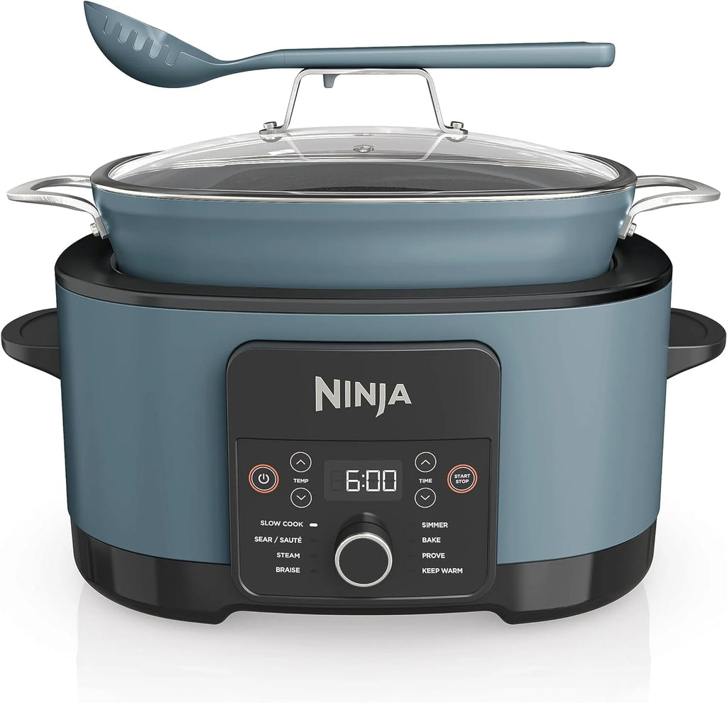 2025 Ninja Foodi PossibleCooker Olla de Cocción Lenta 8 en 1 8L MC1001UK - Gris Sal Marina