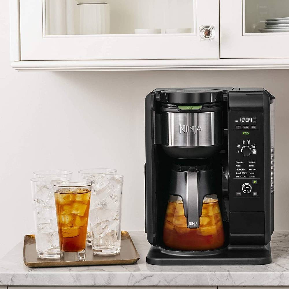 2025 Sistema de Preparación de Café y Té Ninja Hot & Cold Brewed, con Tecnología Auto-iQ y Jarra de Vidrio