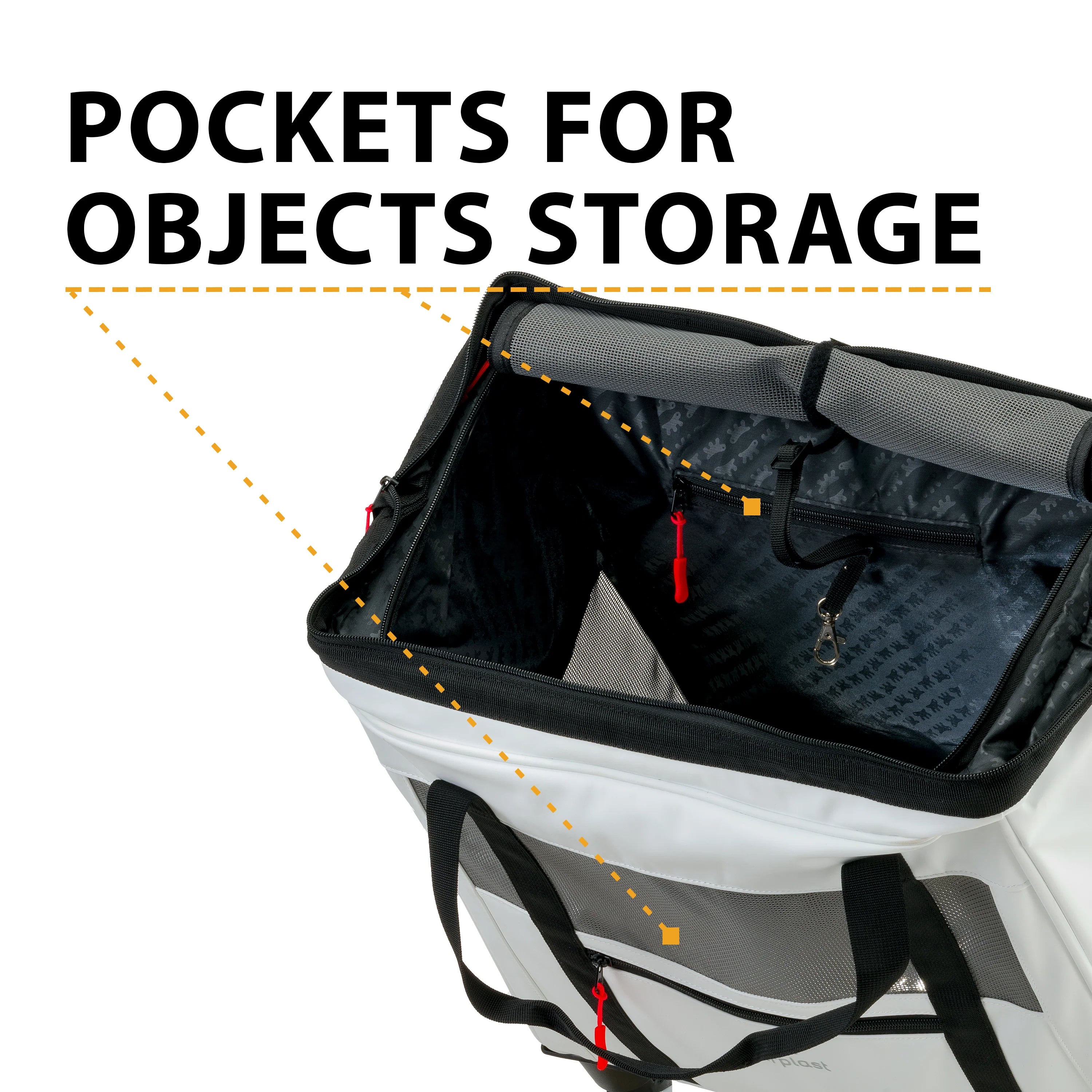 2025 Voyager Trolley de Ferplast – Trolley elegante y ligero de polipiel para gatos y perros pequeños de hasta 15 kg. Con ruedas, ventanas de malla y correa de seguridad – ideal para viajar con total comodidad