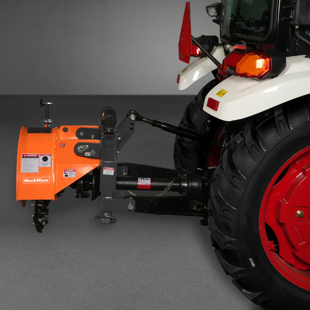 2025 Trituradora de Tocones MechMaxx SG24 – Enganche de 3 Puntos PTO con 34 Dientes de Carburo + Eje PTO Incluido