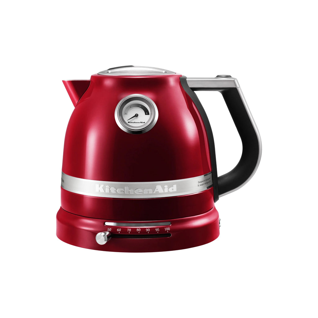 2025 Set de desayuno KitchenAid Artisan con hervidor 5KEK1522, tostadora de 2 ranuras 5KMT2204 y soporte para panecillos