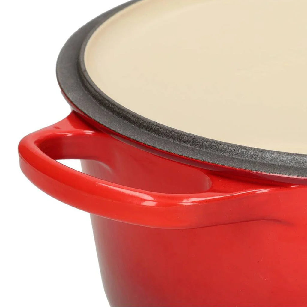 2025 Le Creuset - Sartén para asar / guisar Signature redonda cereza roja 20 cm 2,4 l