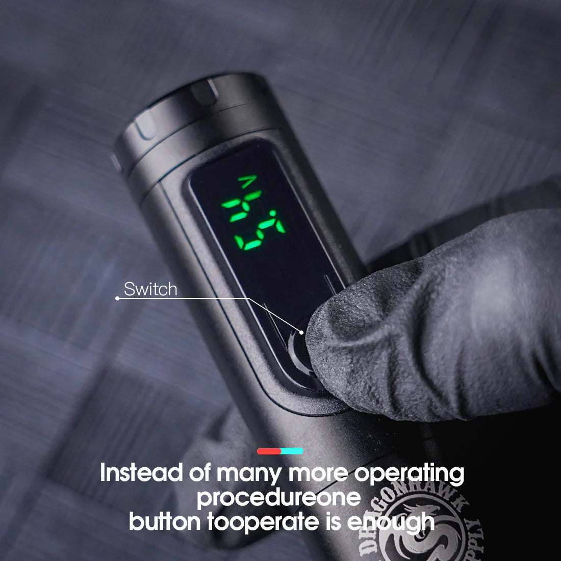 Máquina de Tatuaje Inalámbrica Dragonhawk X4 Pen