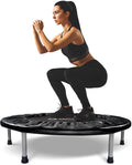 BCAN Trampolín Plegable de 38" para Ejercicio, Carga Máxima 300 lbs