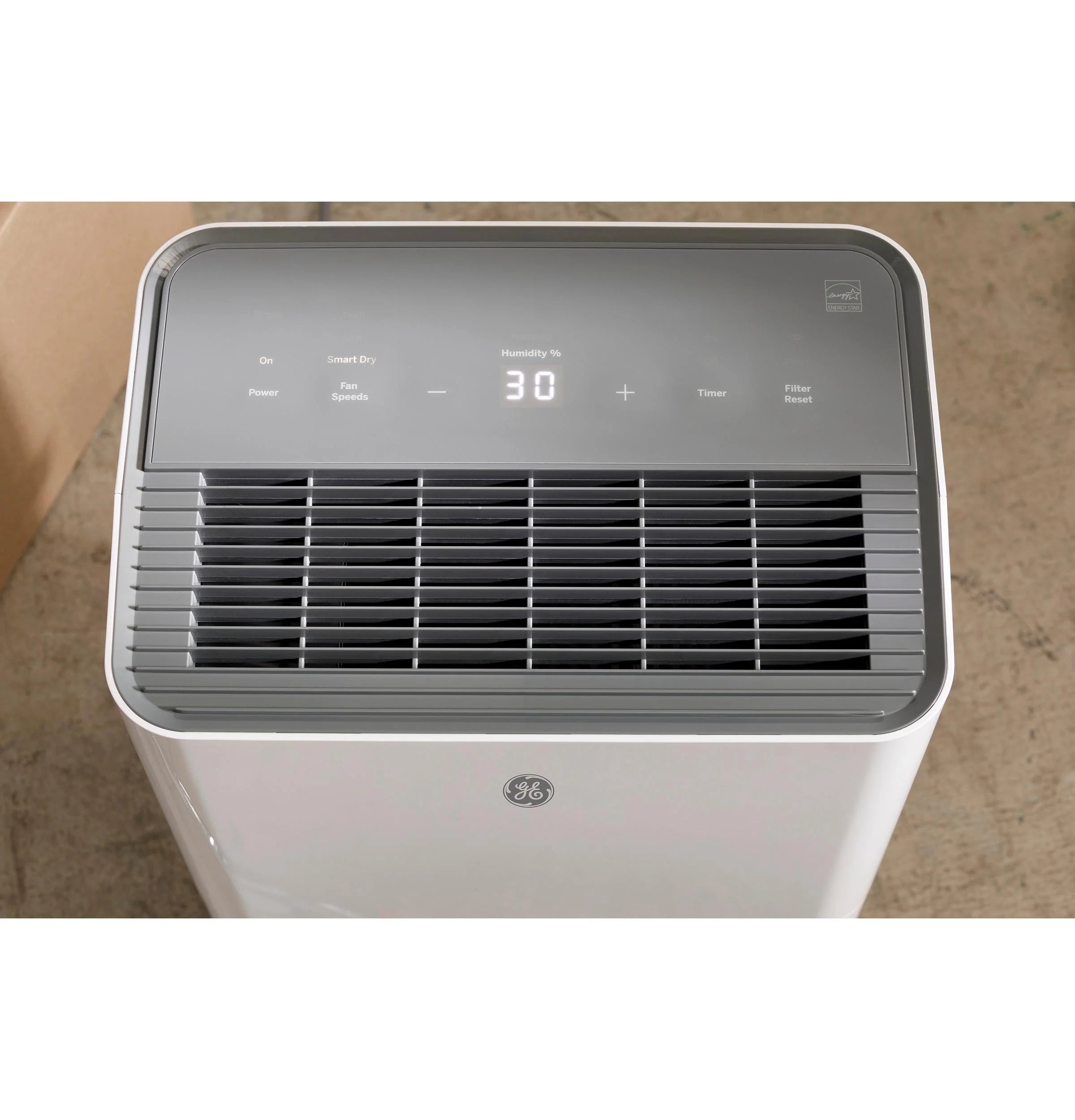 2025 Deshumidificador Portátil GE Energy Star® de 35 Pintas con Función Smart Dry para Espacios Muy Húmedos