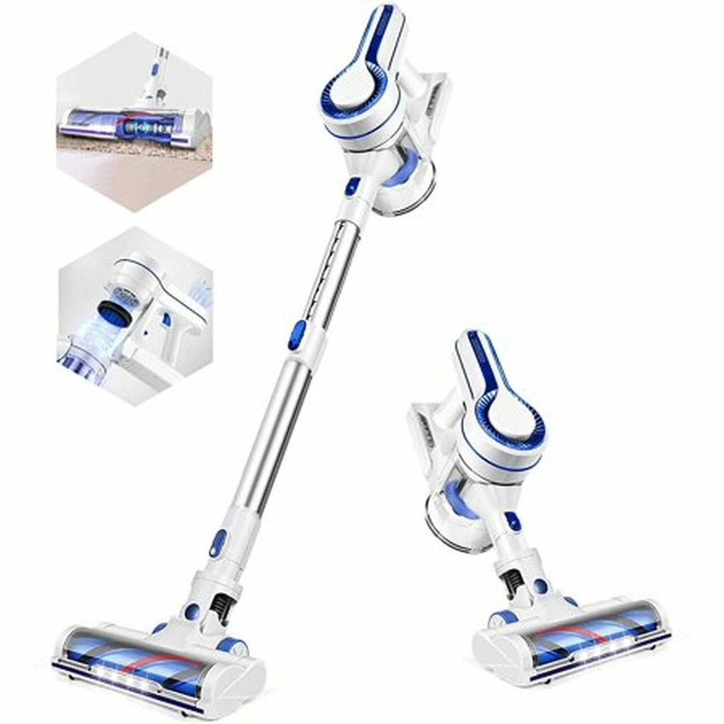 APOSEN Aspiradora Inalámbrica 4 en 1 Ligera, Ideal para Alfombras, Pisos Duros y Pelo de Mascotas