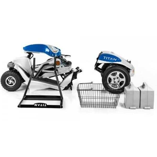 2025 Scooter de Movilidad Plegable de 4 Ruedas Tzora Titan Hummer XL