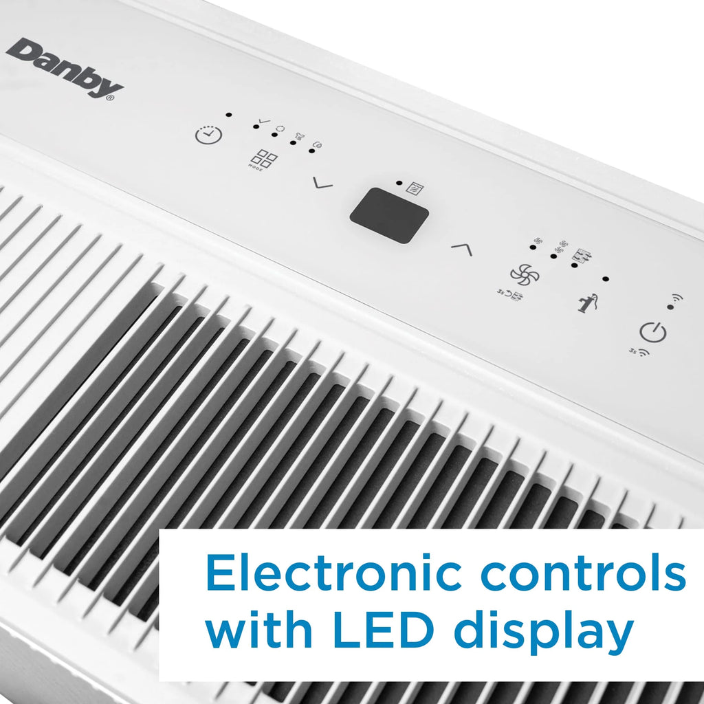 2025 Deshumidificador Danby DDR050BSPWDB de 50 Pintas con Bomba y Wi-Fi