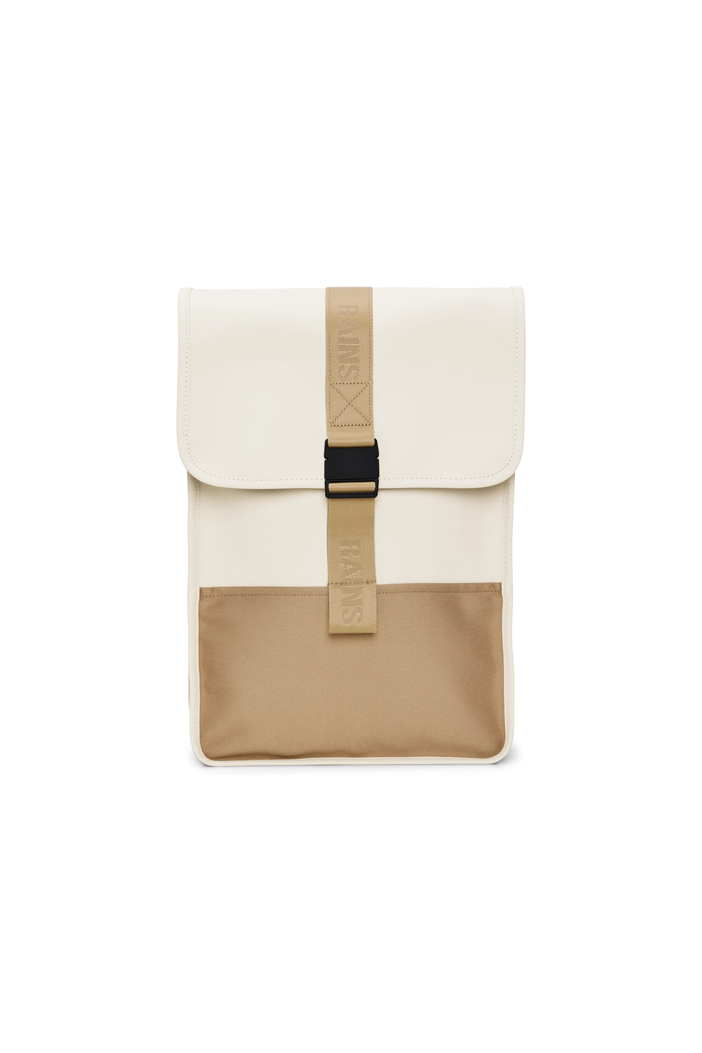 2025 Trail Backpack Mini – Mochila de Día Repelente al Agua (15") con Solapa y Hebilla de Goma – Tejido PU – Compartimento Acolchado para Portátil