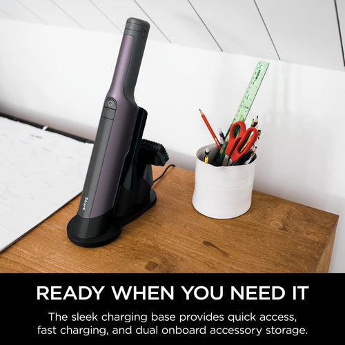 2025 Aspiradora de Mano Sin Cable Shark WV410PR WANDVAC, Ultra-Ligera y Portátil con Potente Succión y Herramientas para Mascotas, Diseñada para Automóvil y Hogar, Color Violeta