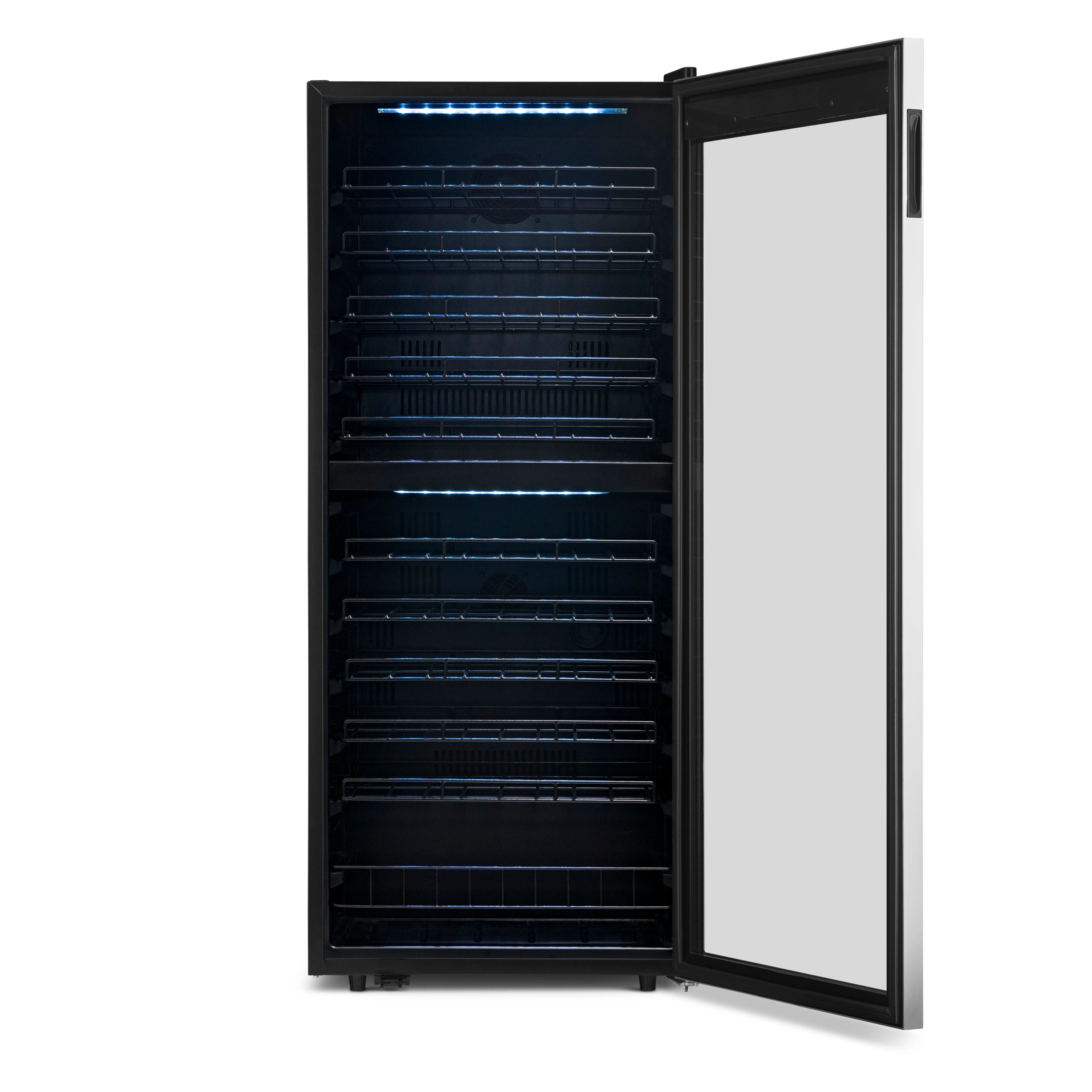 2025 Refrigerador de Vinos Independiente Newair® de Acero Inoxidable – 98 Botellas – 23" con Doble Zona