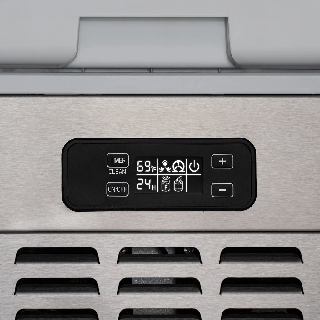 2025 Máquina de Hielo en Trozos Newair 15” Empotrable – 66 lb/día – Acero Inoxidable