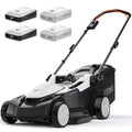 2025 Cortacésped inalámbrico U20 43 cm brushless | Incluye 2 × 4,0 Ah y 2 × 4,0 Ah SE baterías | Corte fácil hasta 1000 m²