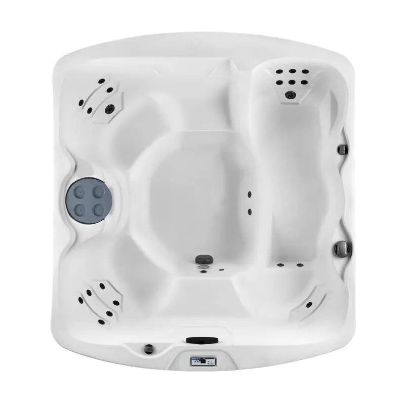 Lifesmart Spas – Spa rectangular Plug and Play para 5 personas, 23 chorros con ozonizador, color Espresso