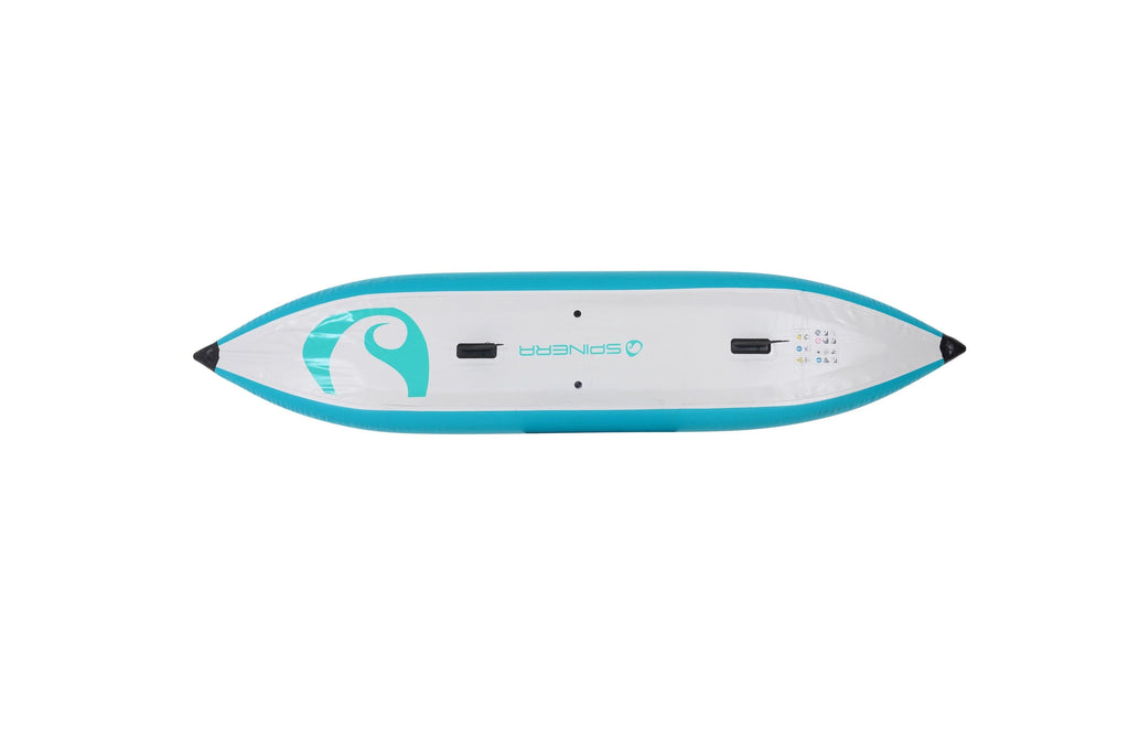 2025 Hybris 410 Kayak hinchable para 2 personas con suelo Drop-Stitch y paredes de PVC