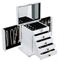 Caja organizadora de joyas de 5 niveles con gran capacidad