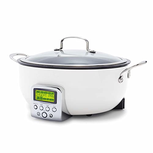 2025 GreenPan Essential Stir Fry Eléctrico, Apta para Lavavajillas