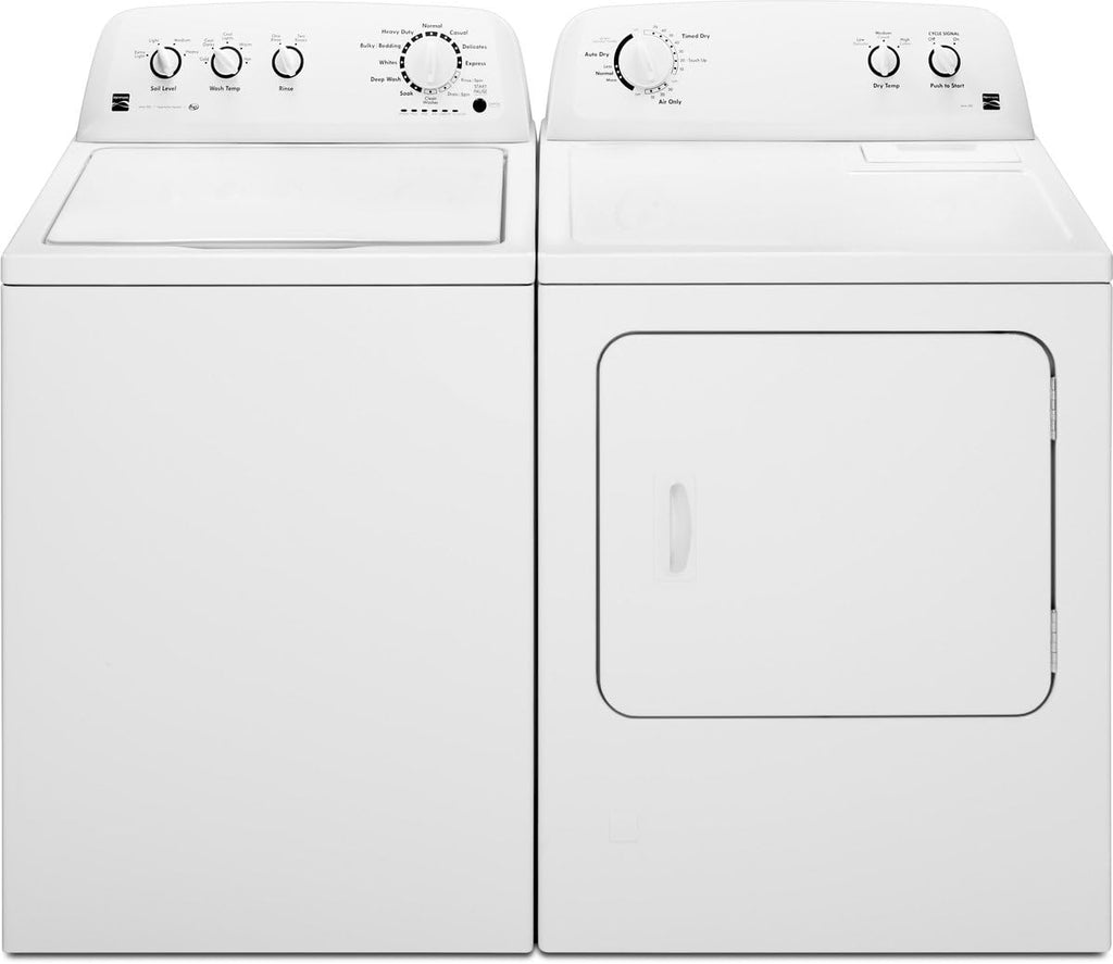 Kenmore Secadora Eléctrica de Carga Frontal de 29" con Protección contra Arrugas y Capacidad Total de 7.0 pies Cúbicos, Color Blanco