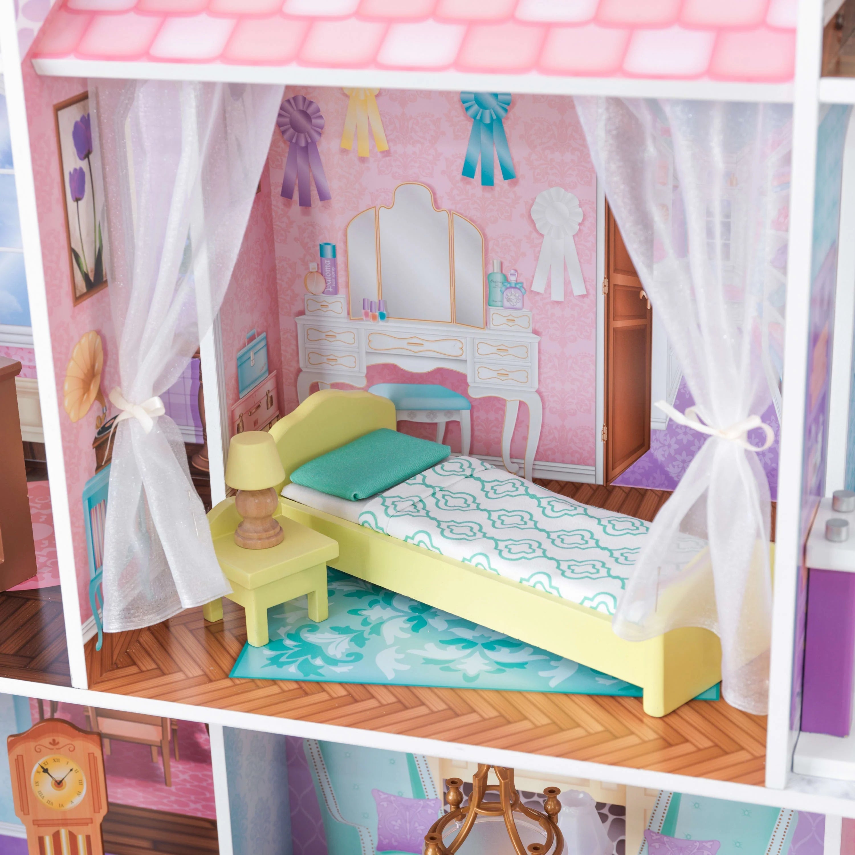 Casa de Muñecas de Madera KidKraft Country Estate con 31 Accesorios