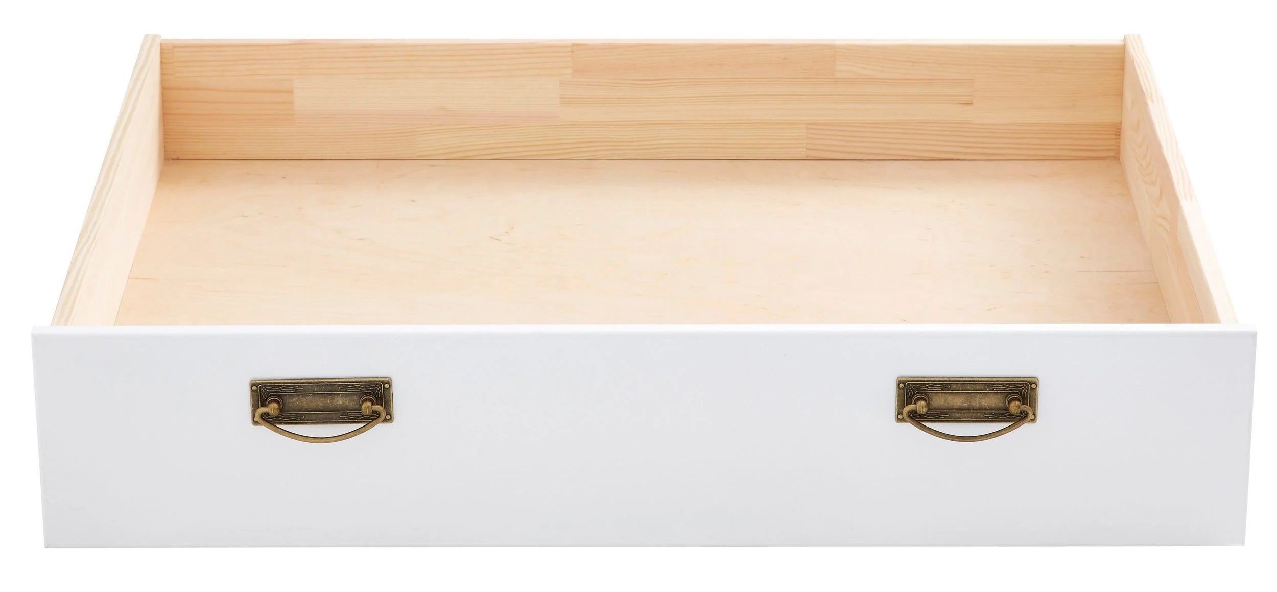 Cajón para cama de madera de pino blanco, 83 cm de ancho
