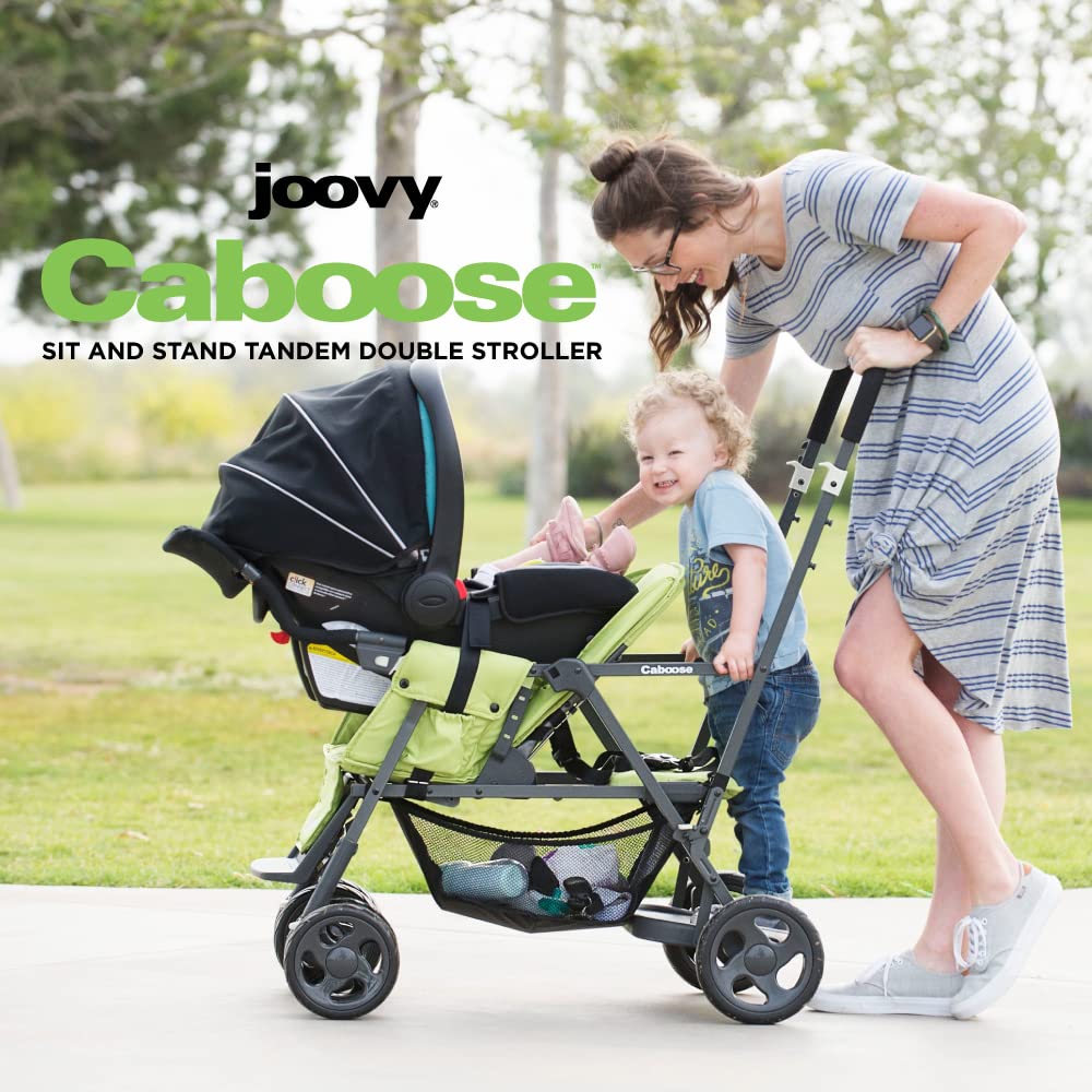 Joovy Caboose Graphite Cochecito Doble Appletree