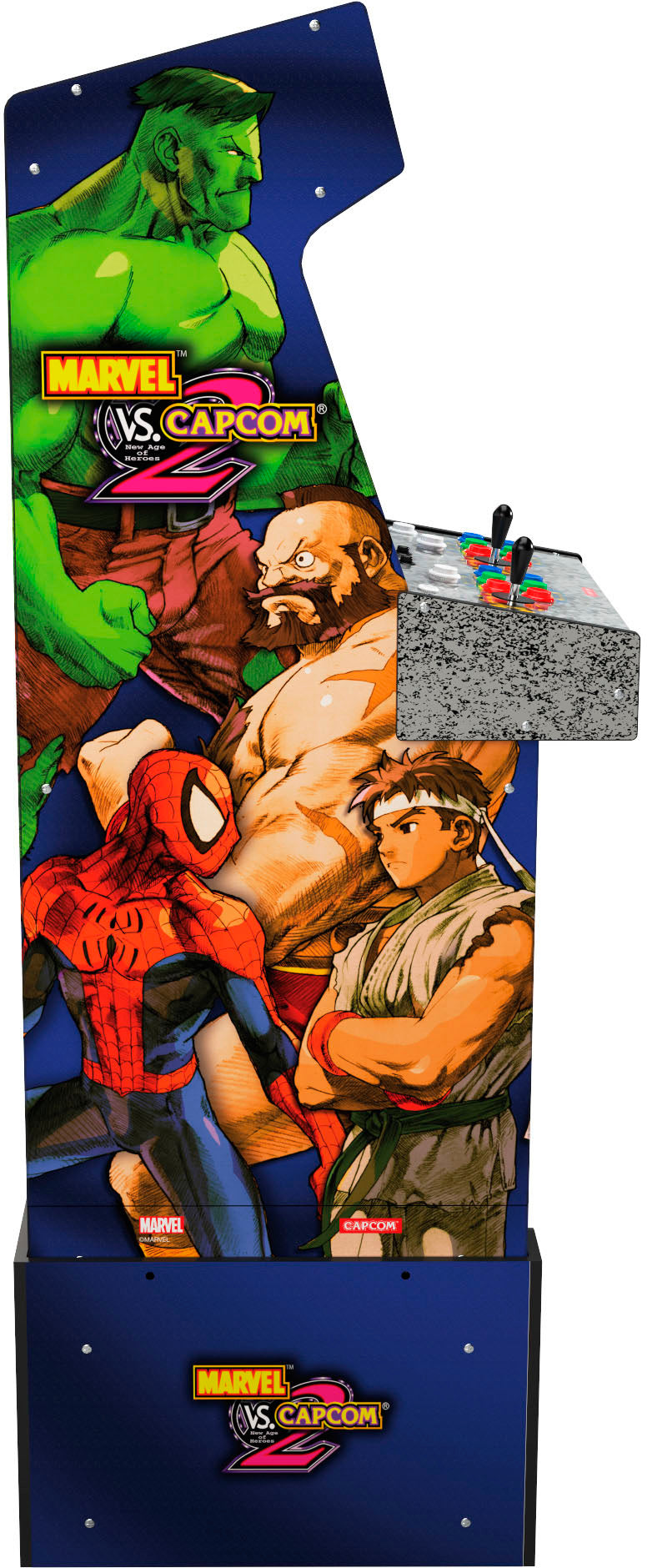 Arcade1Up – Máquina Arcade Marvel Vs Capcom 2 con Marquesina Iluminada