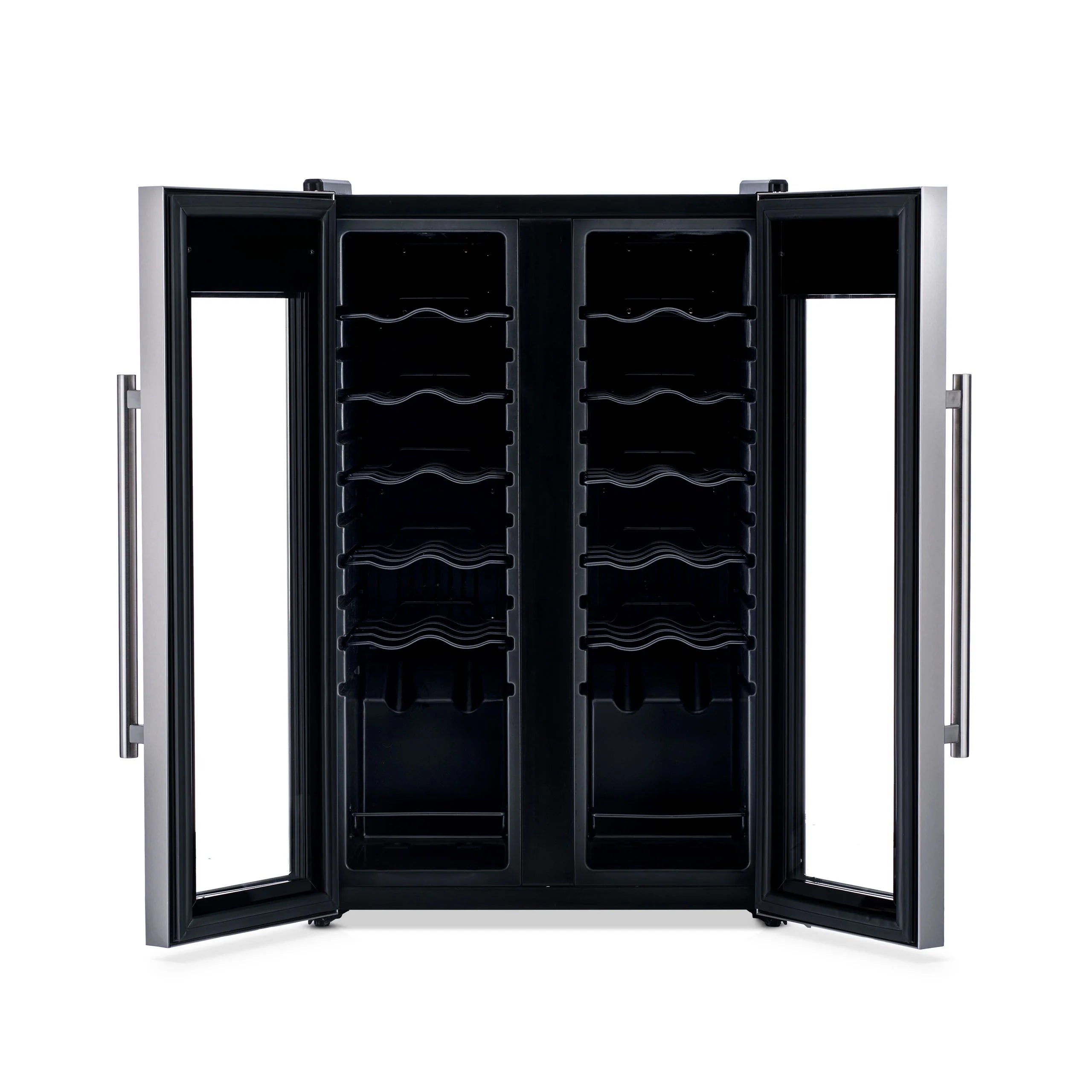 2025 Refrigerador de Vinos Independiente Newair® de Acero Inoxidable – 24 Botellas – 20" con Doble Zona