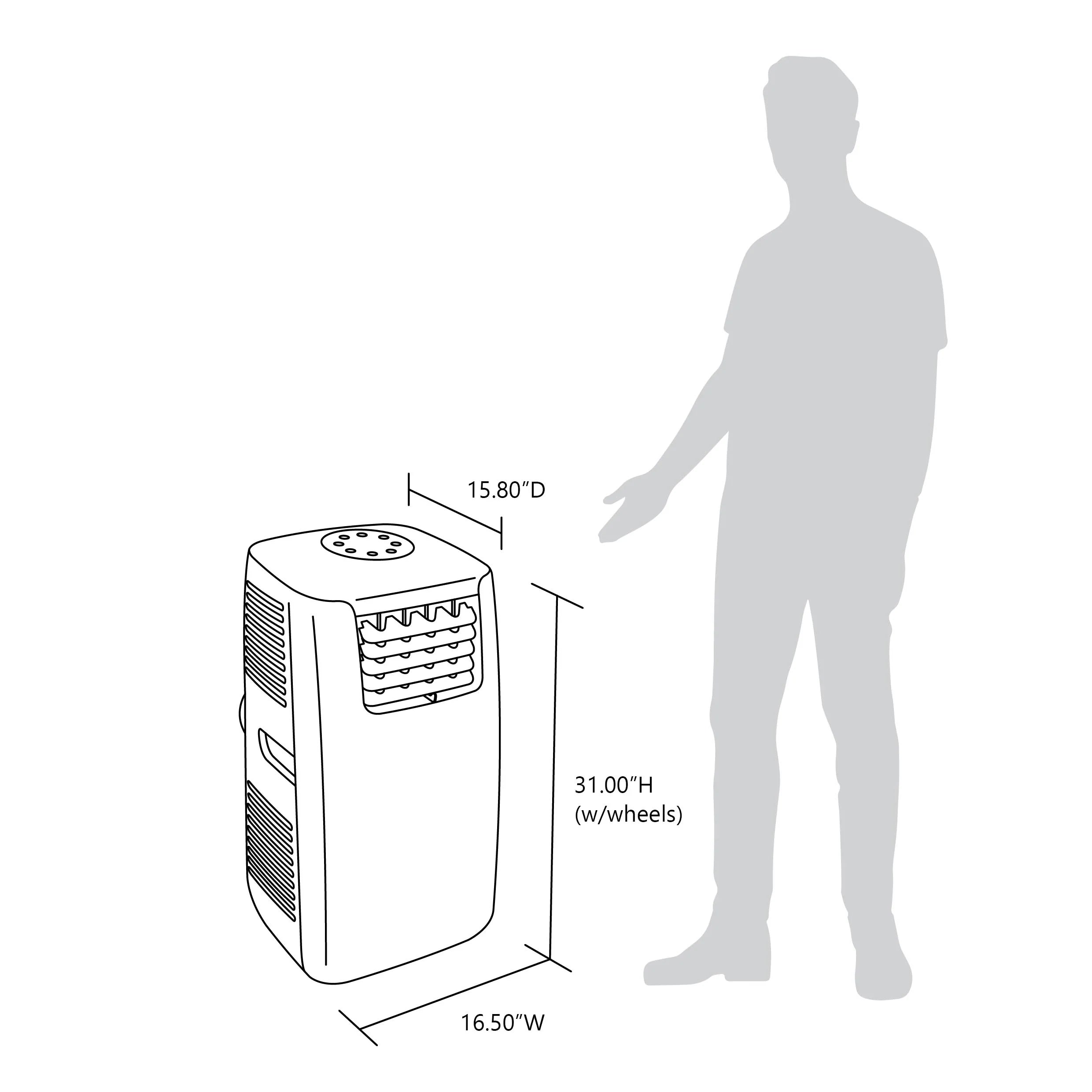 2025 Newair® Aire Acondicionado y Calefactor Portátil – 14 000 BTU
