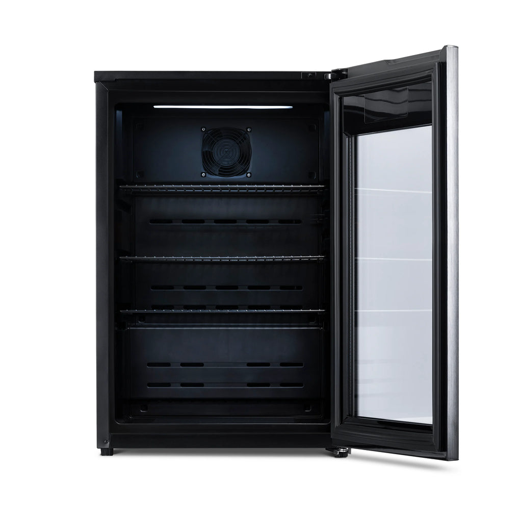 2025 Newair® Refrigerador de Bebidas Negro Independiente para 125 Latas con Función de Congelación Rápida – 22,1”