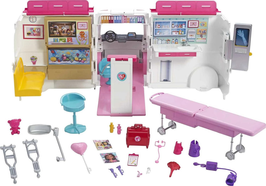 Barbie Clínica de Cuidados 2 en 1 - Set de Juego Divertido para Niños de 3 Años en Adelante