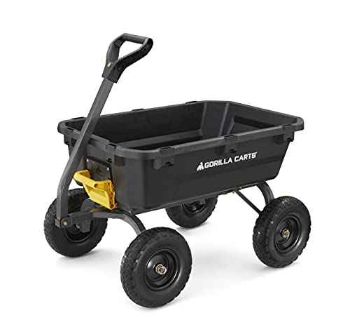 2025 Carro de Jardín Gorilla Carts de Alta Resistencia con Neumáticos Sin Aire