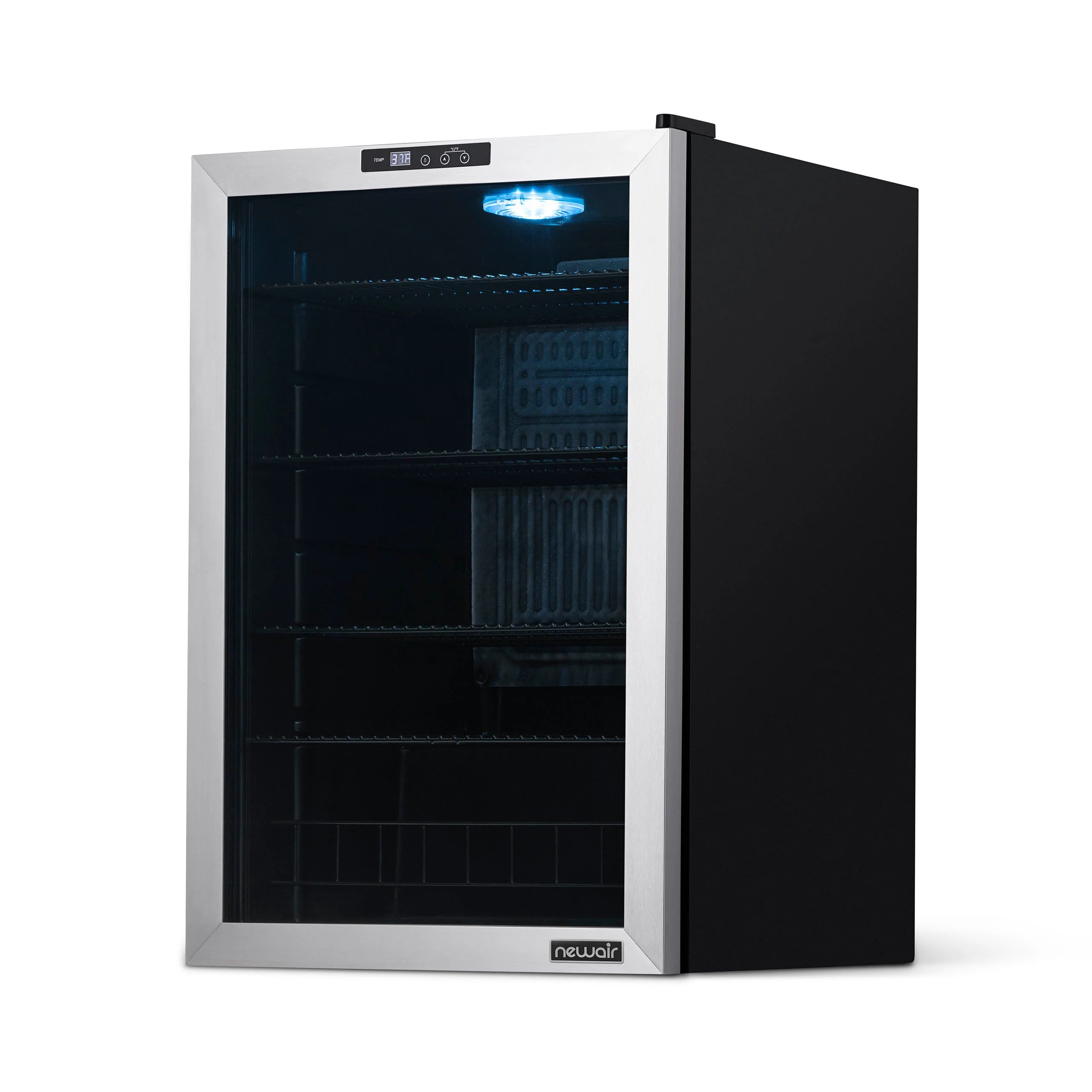 2025 Newair® Refrigerador de Bebidas Independiente en Acero Inoxidable – 160 Latas – 21,3"