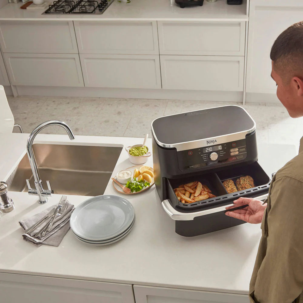 2025 Ninja Foodi FlexDrawer Freidora de Aire 10,4L AF500UK - Negro