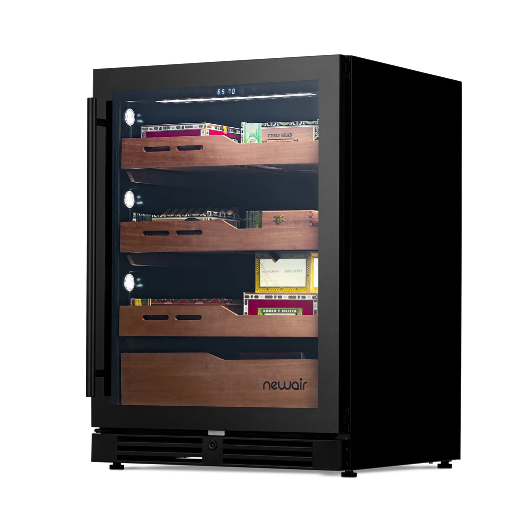 2025 Newair® Humidor Eléctrico para Puros, 1,500 Unidades – Empotrable o Independiente