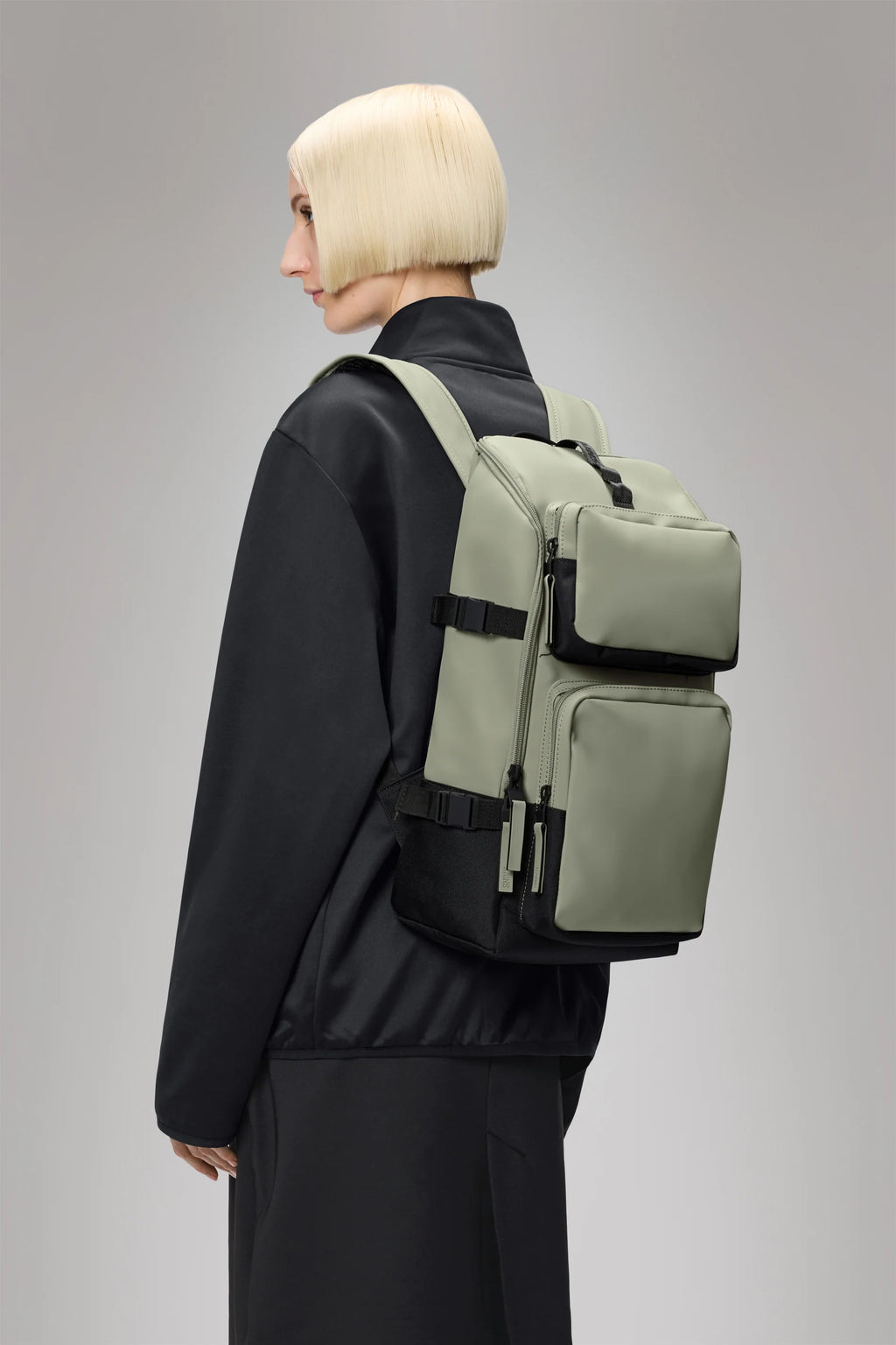 2025 Mochila Trail Cargo – Mochila Versátil y Resistente con Compartimento para Portátil de 13" y Bolsillos Exteriores Adicionales, en Tejido PU Impermeable