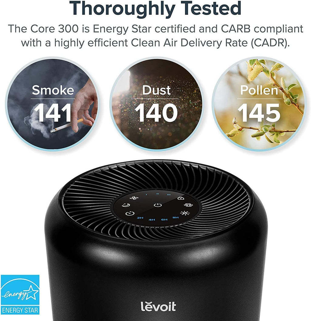 Purificador de Aire Levoit Core 300 con Filtro HEPA Verdadero