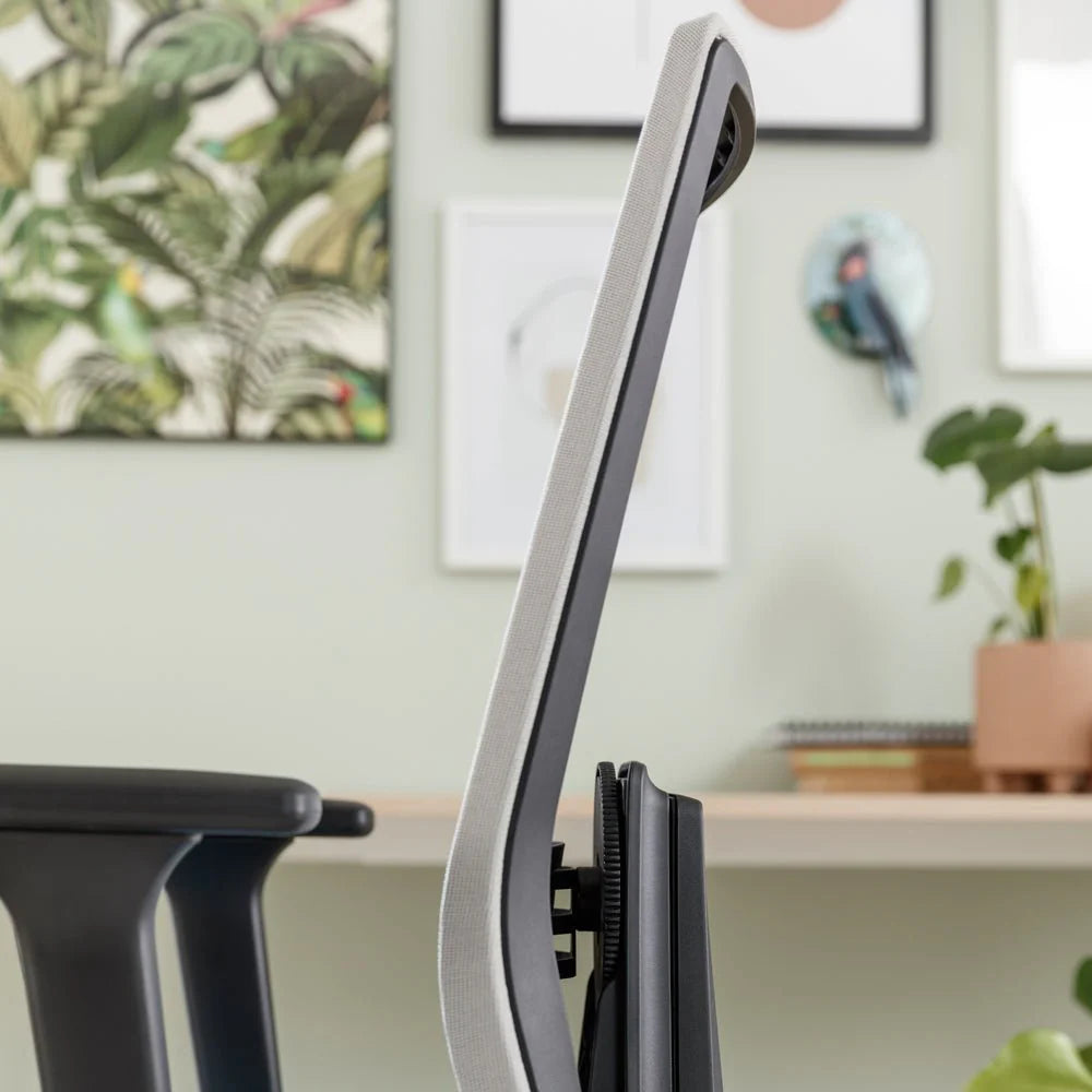 2025 Silla de Oficina Ergonómica Dauphin INDEED MESH ID 7056_SLP con Soporte Lumbar | Respaldo de Malla | Negra