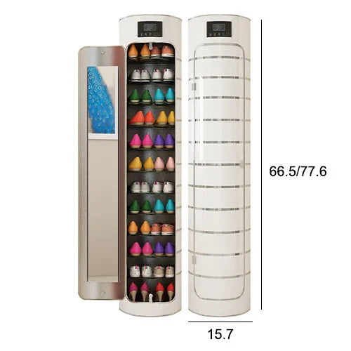 Armario desinfectante giratorio para zapatos de varias capas y gran capacidad