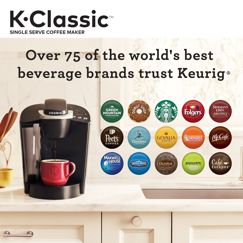 Cafetera Keurig K-Classic de Una Taza K-Cup, Negra