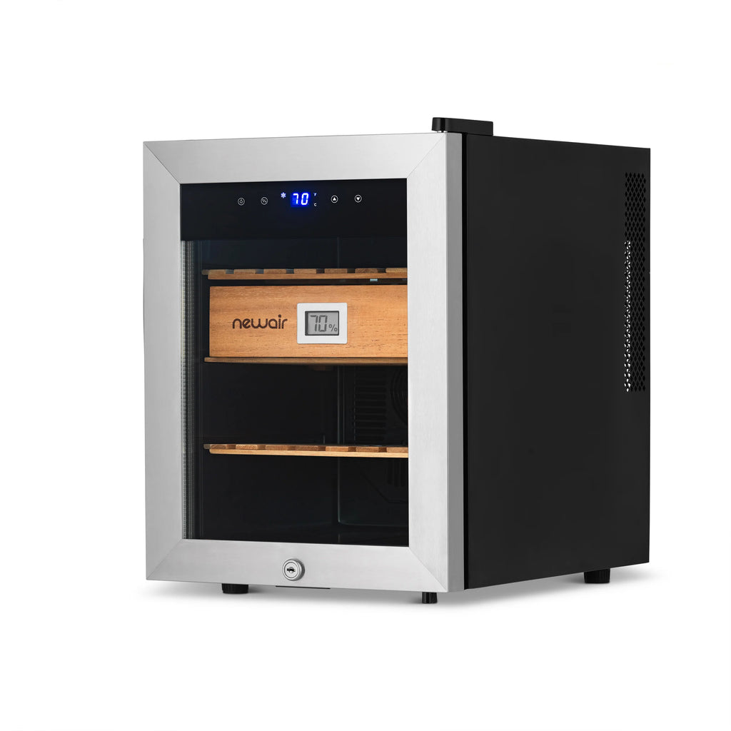 2025 Humidor eléctrico para puros Newair®, capacidad para 250 puros
