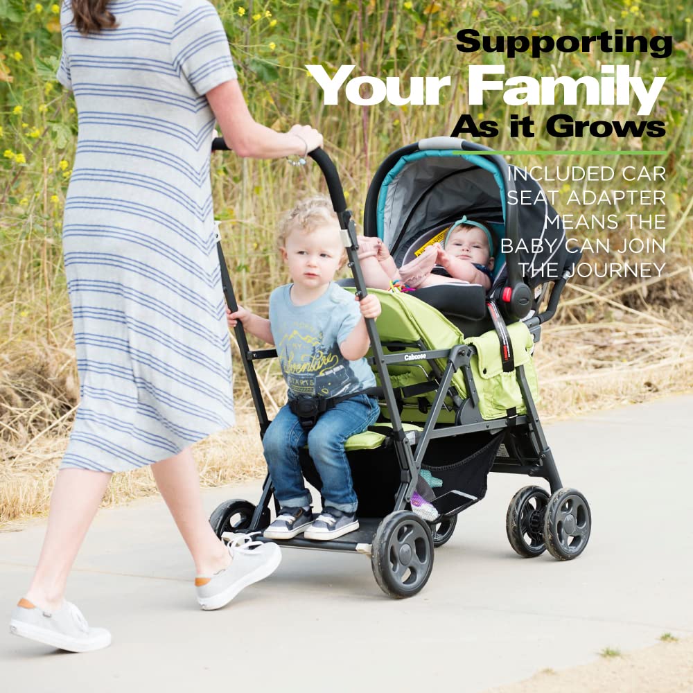 Joovy Caboose Graphite Cochecito Doble Appletree