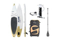 2025 Flare Pro 11.8 Tabla de SUP Allround Touring hinchable – Double Layer Fusion, con bomba, remo de fibra de vidrio y mochila con ruedas