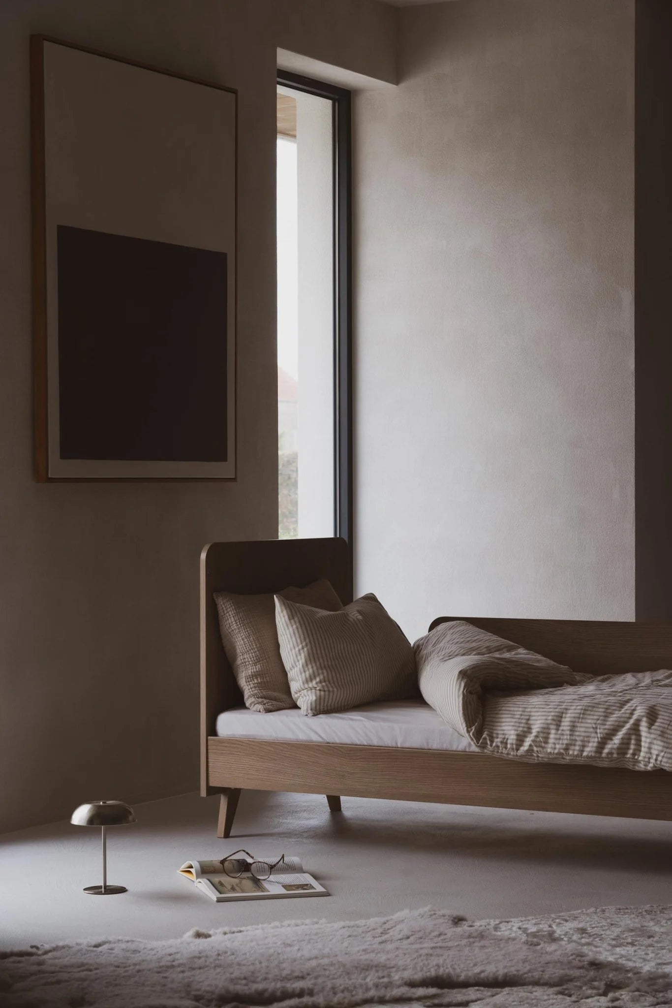 2025 Cuna Loft – Honey Ash 140x70 cm (conversión posible a cama infantil 140x70 cm)